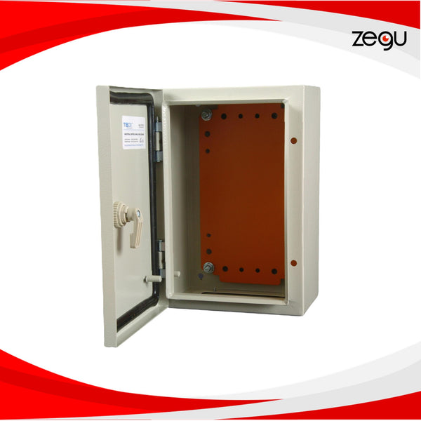 Gabinete Metálico 500x400x200mm IP65 - Zegu Productos de Seguridad