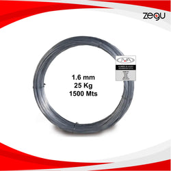 Alambre Galvanizado DTG 1,6 mm 25 kg. (1500 mts. aprox.)
